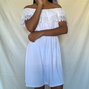 Off the shoulder dress